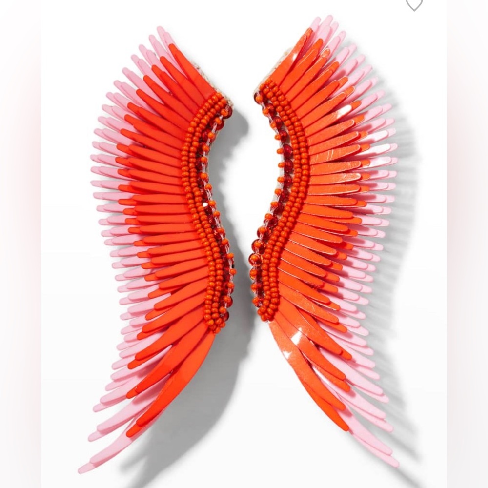 mignonne gavigan madeline earrings, red